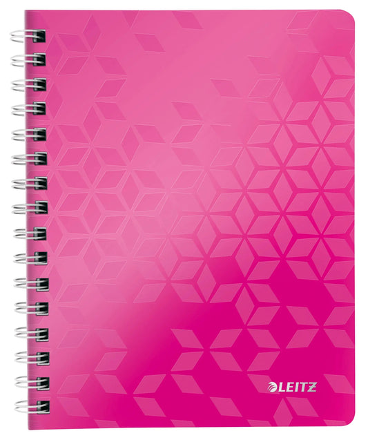 LEITZ Notizblock WOW PP A5 46410023 pink kariert Idealshop