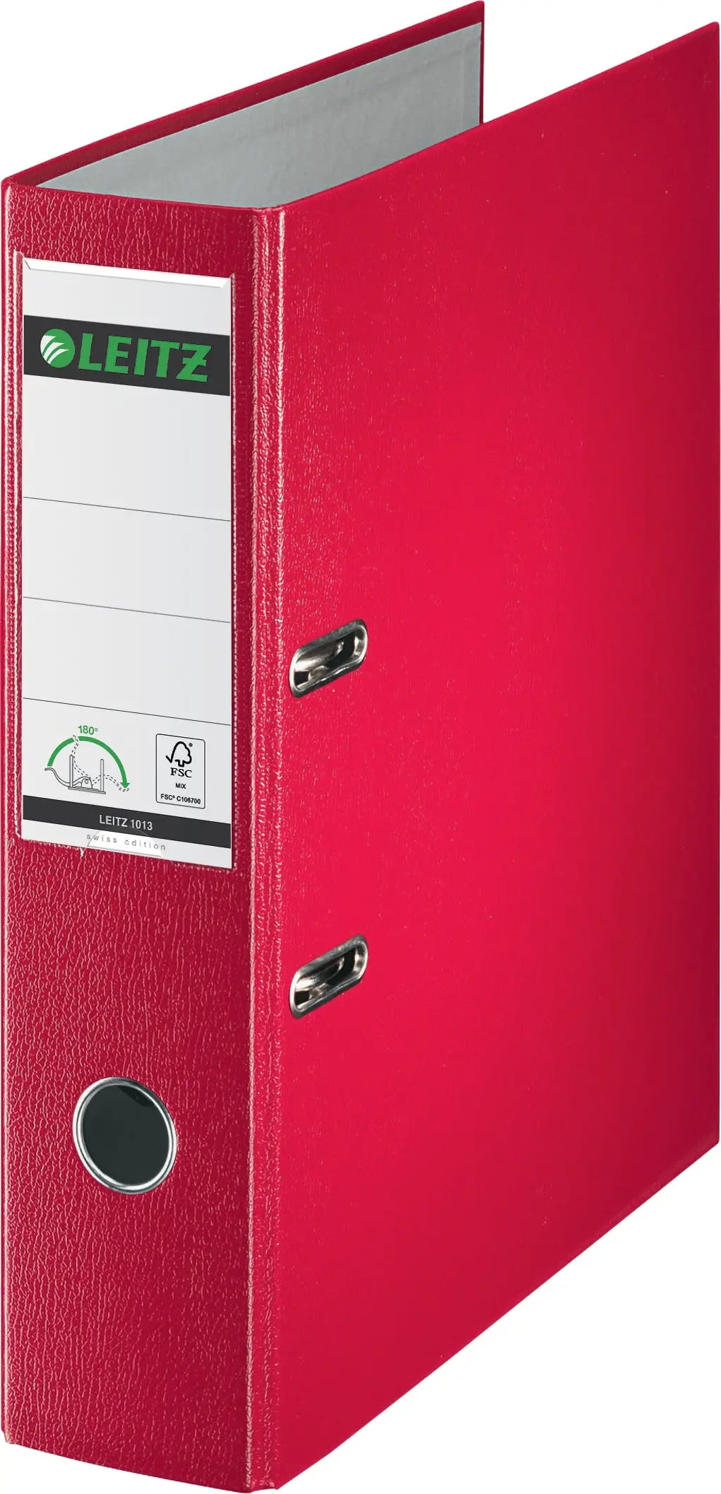 LEITZ Ordner Swiss Edition 180° 8cm 10135025 rot A4 Idealshop