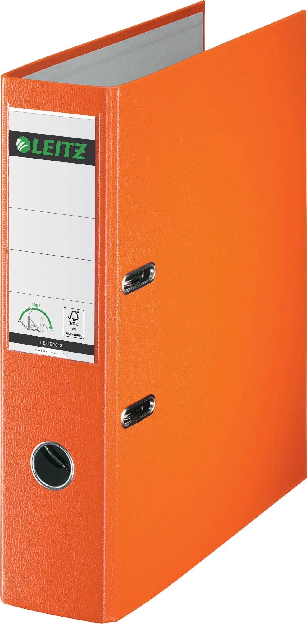 LEITZ Ordner Swiss Edition 180° 8cm 10135045 orange A4 Idealshop