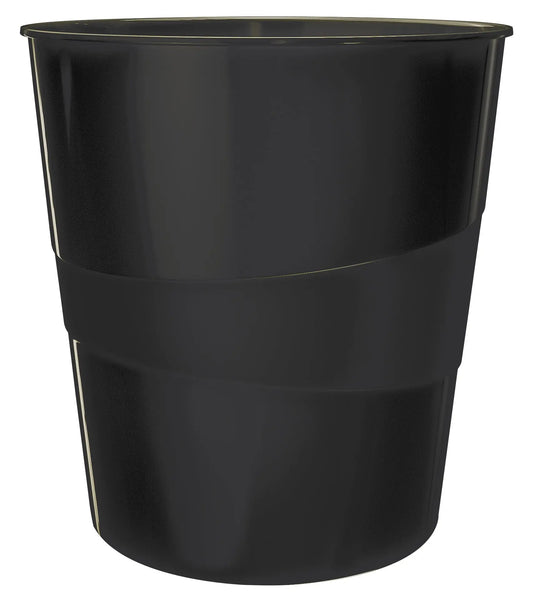 LEITZ Papierkorb WOW 15 Liter 5278-10-95 schwarz Idealshop