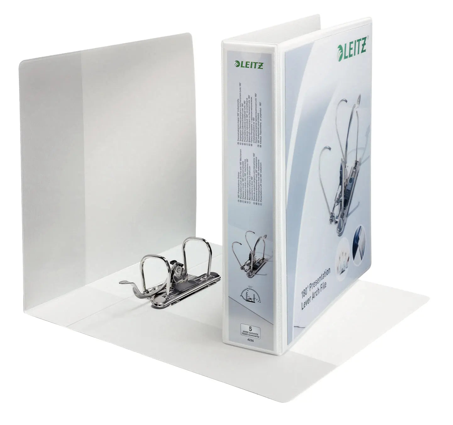 LEITZ Präsentationsordner weiss 4226-00-01 A4+ für 350 Blatt 6.5cm Idealshop