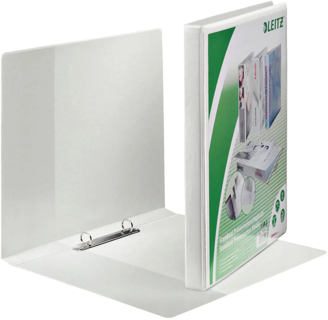 LEITZ Präsentationsringbuch A4 42770001 weiss 2R 30mm Idealshop
