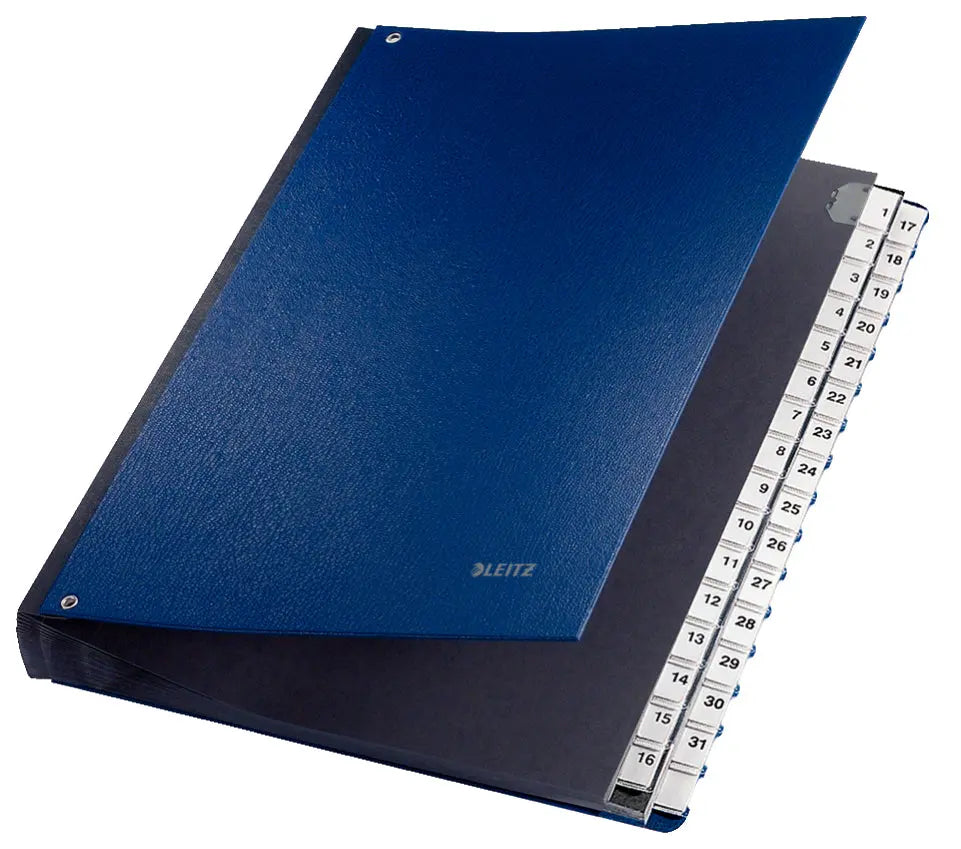 LEITZ Pultordner PP 1-31 59310035 blau 31 Fächer Idealshop