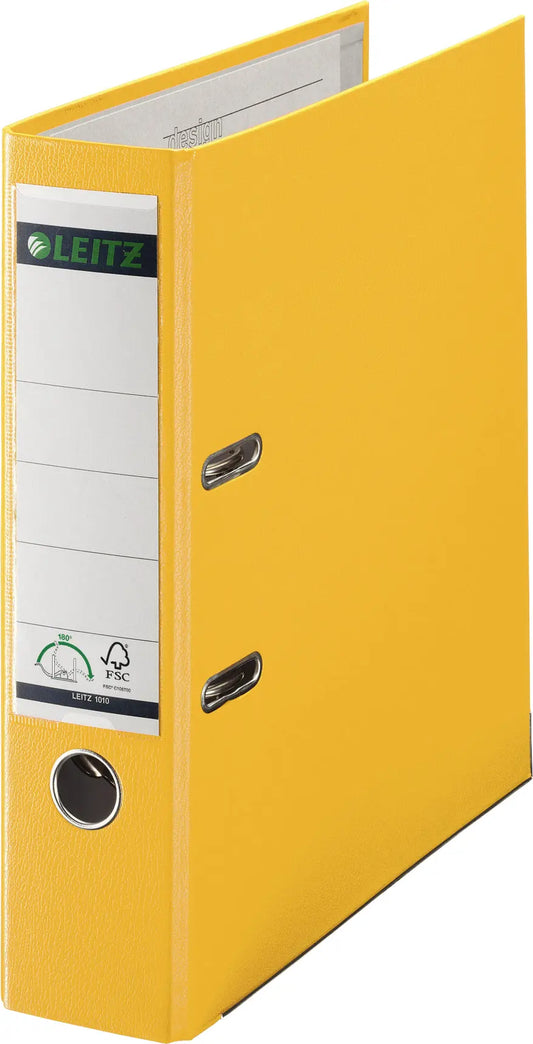 LEITZ Qualitäts-Ordner 180° 8cm 10105015 gelb A4 Idealshop