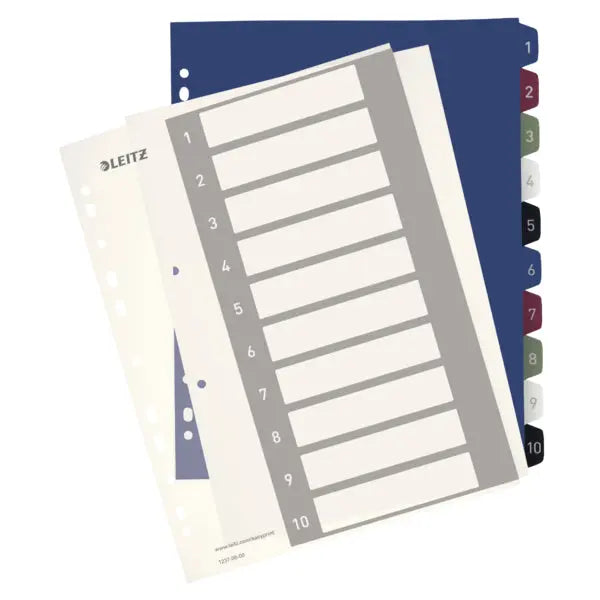 LEITZ Register PP Style A4+ 12370000 multicolor 1-10 Idealshop
