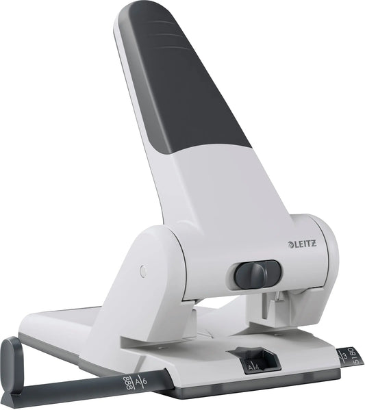 LEITZ Registraturlocher 6.3mm 51800084 hellgrau 65 Blatt Idealshop