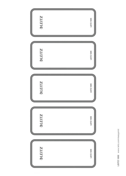 LEITZ Rückenschild Ordner 46x111mm 16920085 selbstklebend 50 Stück Idealshop