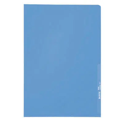 LEITZ Sichtmappen PP A4 40000035 blau, 0,13mm 100 Stück Idealshop