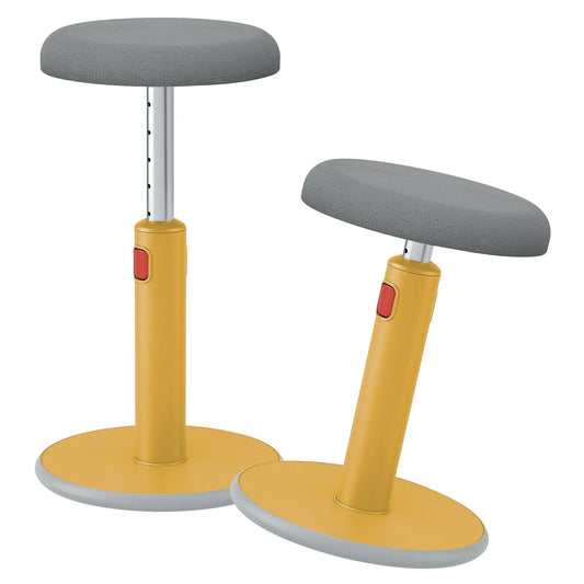LEITZ Sitz/- Stehhocker Cosy 6518-00-19 gelb Sitzhöhe 46-79 cm 1 Stk Idealshop
