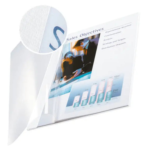 LEITZ Soft Cover impressBind A4 7414-00-01 weiss 10 Stück Idealshop