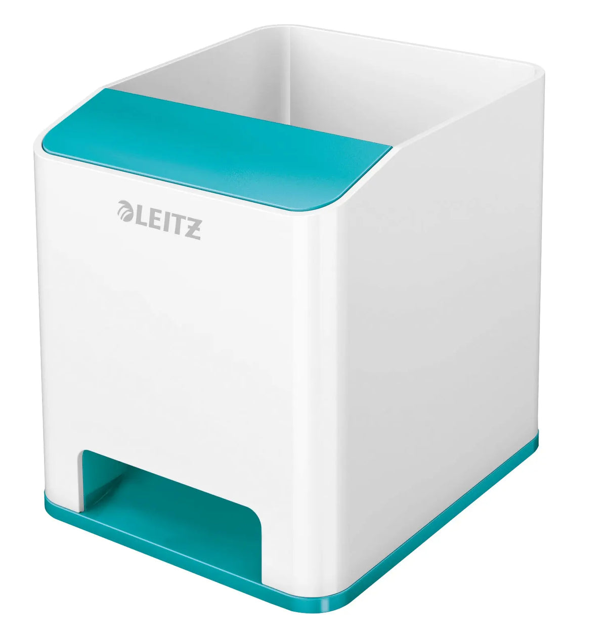 LEITZ Sound Stifteköcher WOW 5363-10-51 weiss/eisblau Idealshop