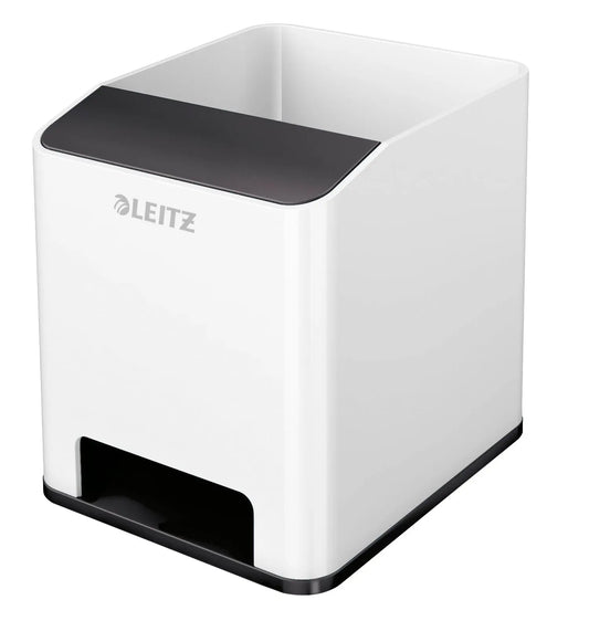 LEITZ Sound Stifteköcher WOW 5363-10-95 weiss/schwarz Idealshop