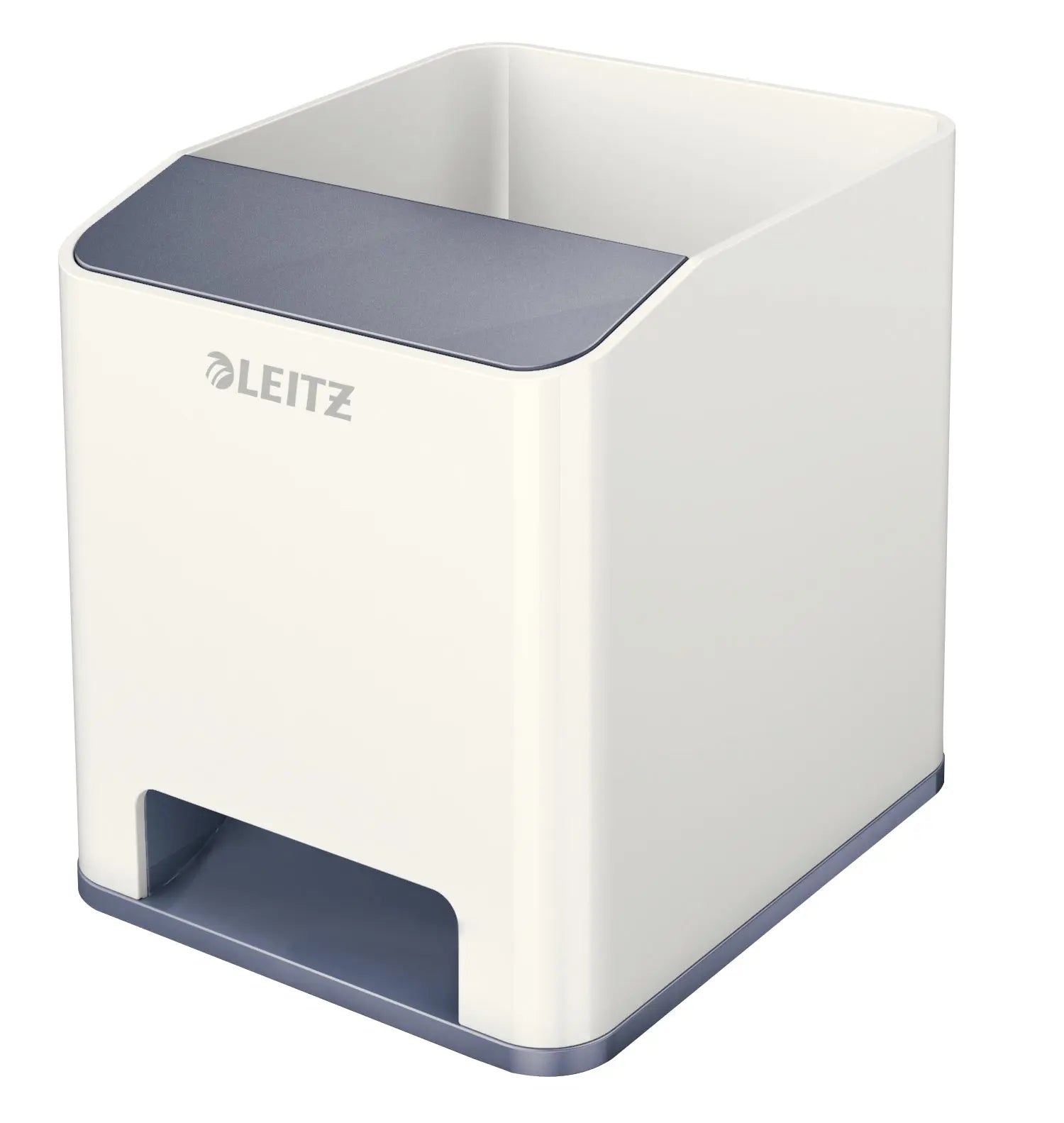 LEITZ Sound Stifteköcher WOW 53631001 perlweiss Idealshop