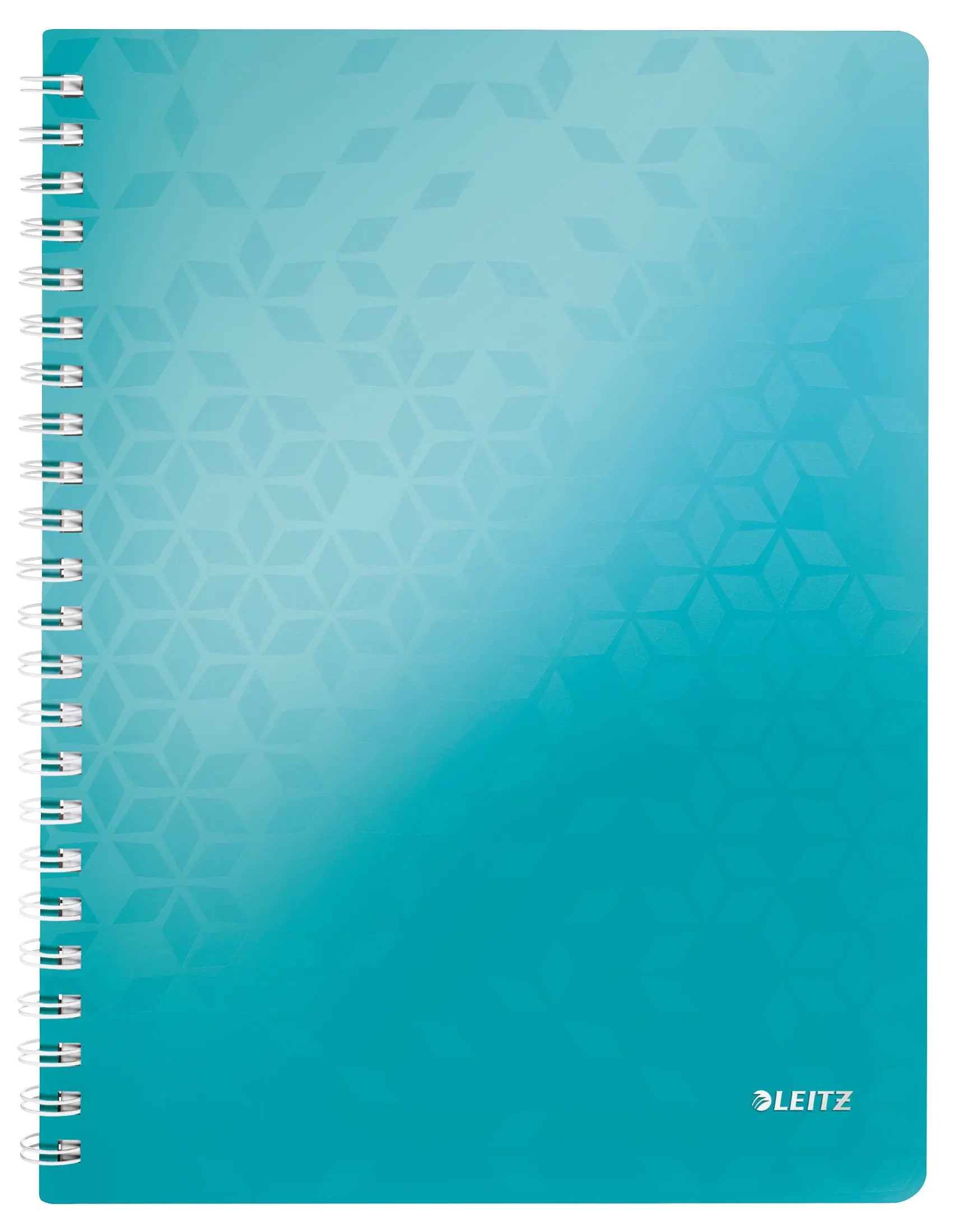 LEITZ Spiralbuch WOW PP A4 46380051 eisblau 80 Blatt Idealshop