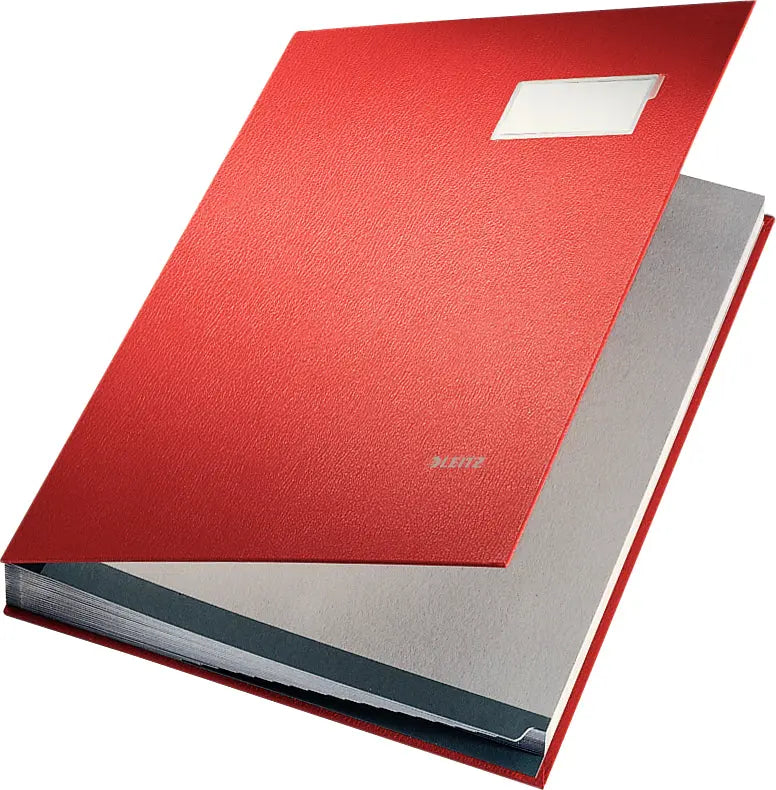 LEITZ Unterschriftsmappen A4 57000025 rot 20 Fächer Idealshop