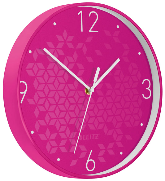LEITZ Wanduhr WOW 29cm 9015-00-23 pink Idealshop
