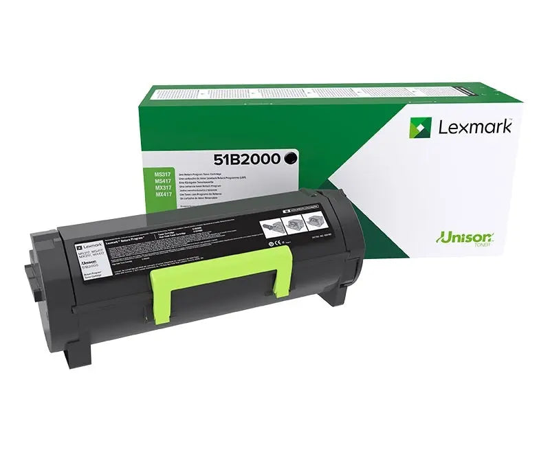 LEXMARK Toner-Modul return schwarz 51B2000 MS31/41/51/61x 2500 Seiten Idealshop