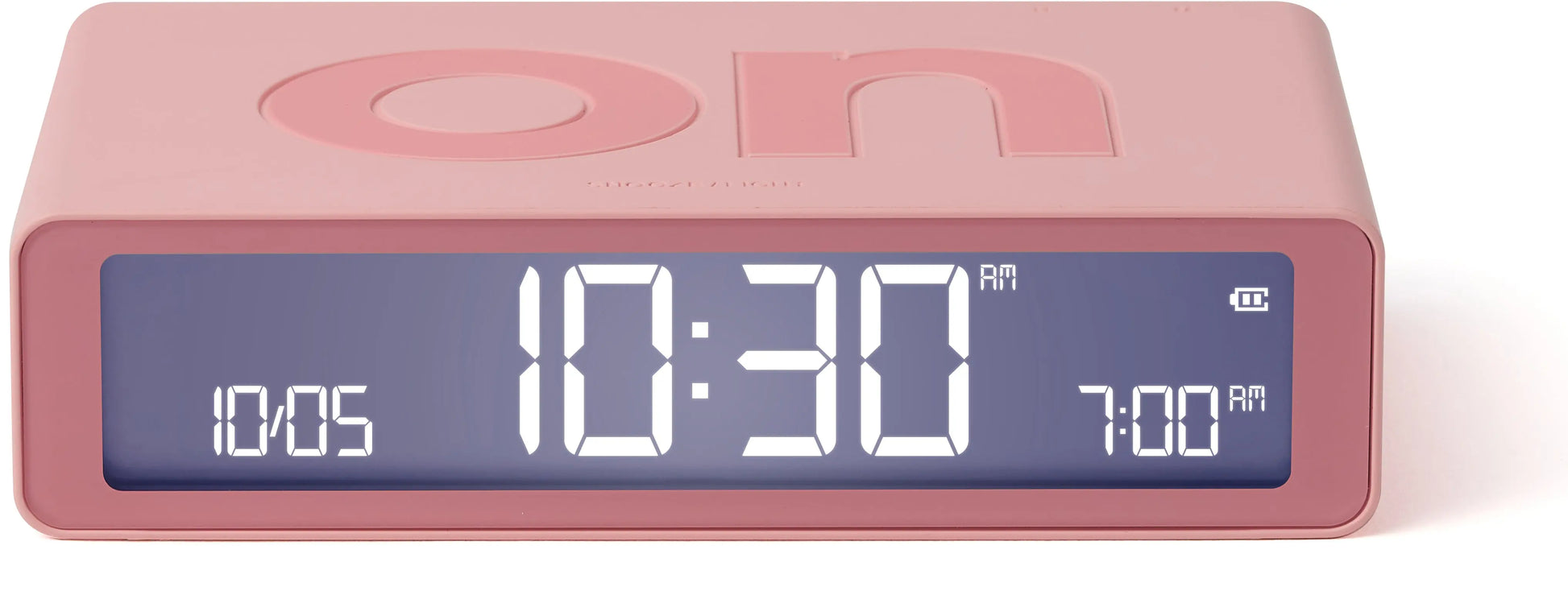 LEXON Wecker Flip Classic LR157P2 pink, USB-C Idealshop