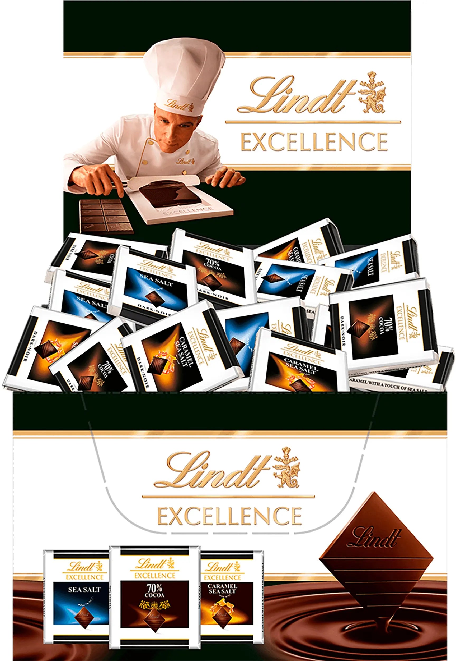 LINDT     Excellence Mini Dunkel assort Idealshop