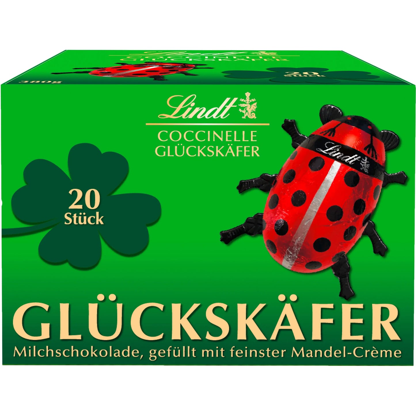 LINDT Glückskäfer Box 649740 Milch 380g Idealshop