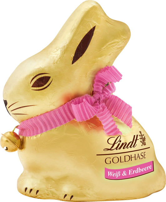LINDT Goldhase Erdbeer 668139 100g Idealshop