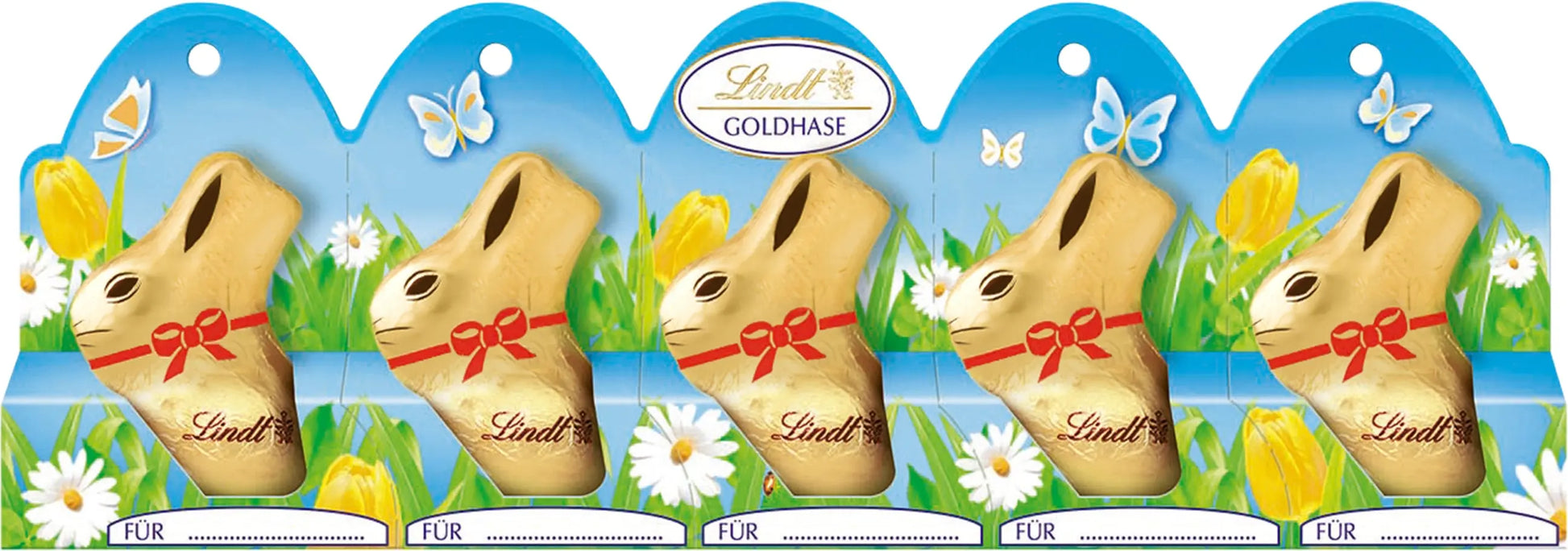 LINDT Goldhase Milch 667077 Mini 5x10g Idealshop