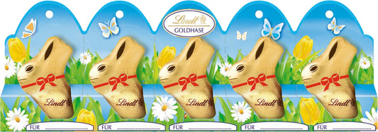 LINDT Goldhase Milch 667077 Mini 5x10g Idealshop
