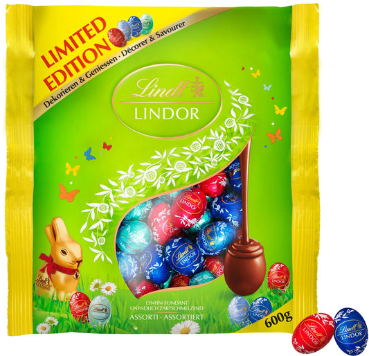 LINDT Lindor Eili Assortiert 659464 Beutel 600g Idealshop
