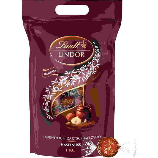LINDT Lindor Kugeln 639036 Haselnuss 1000g Idealshop