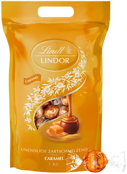 LINDT Lindor Kugeln 639557 Caramel 1000g Idealshop