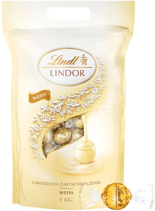 LINDT Lindor Kugeln 660253 Weiss 1000g Idealshop