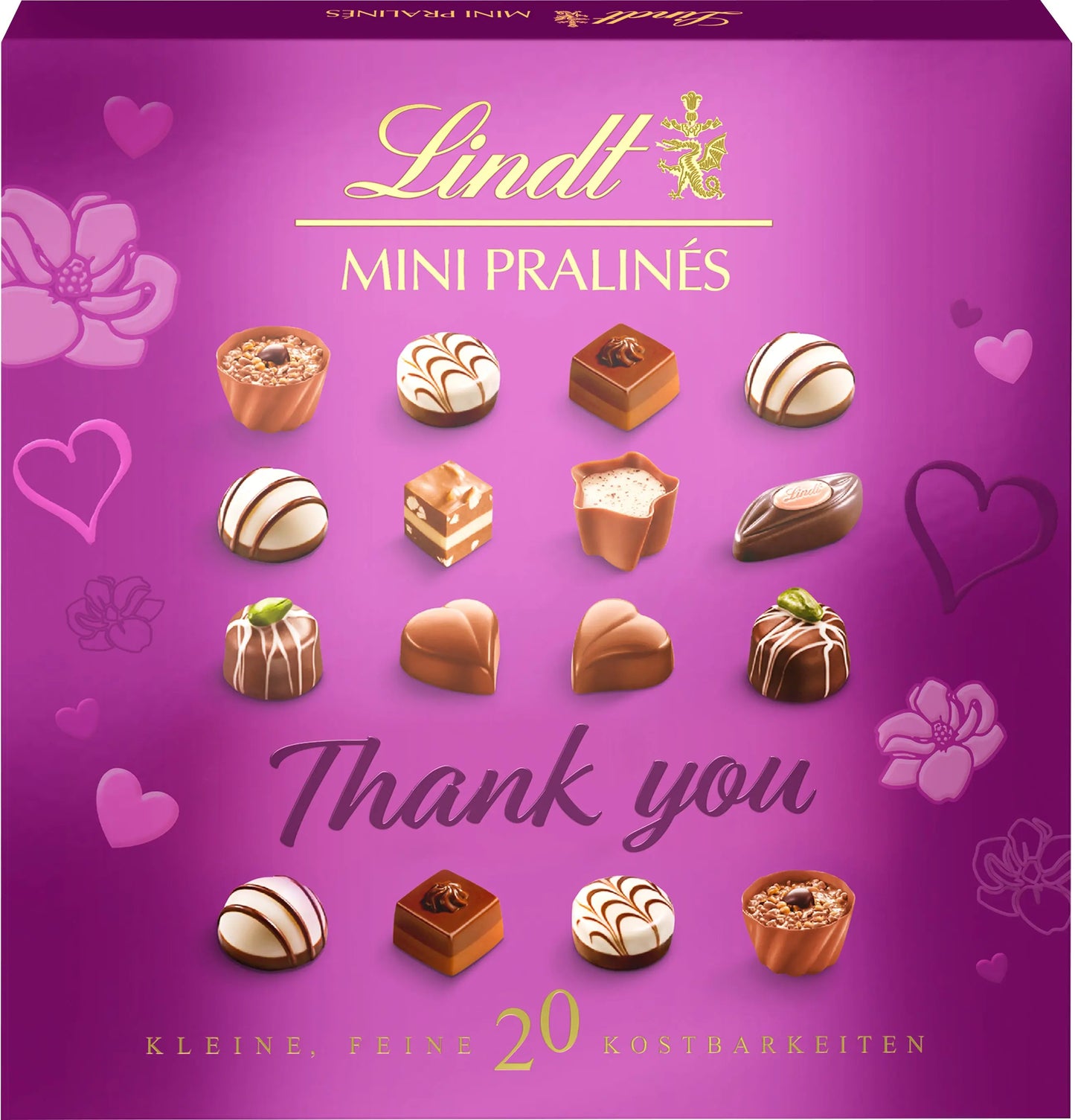 LINDT Mini Pralinés 639698 Thank you 100g Idealshop