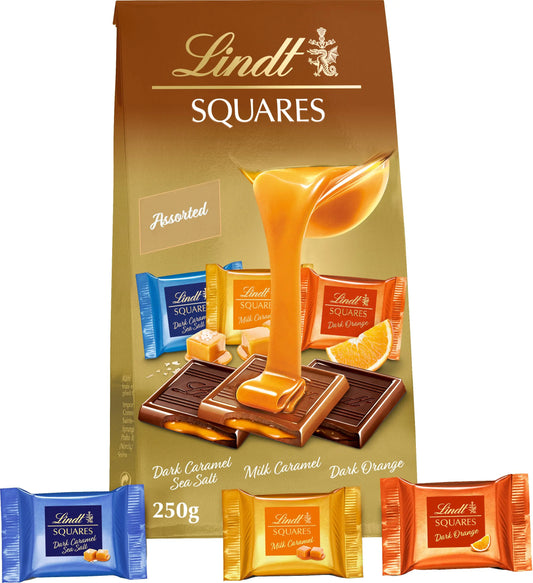 LINDT Squares Pralinés 461171 Assortiert 250g Idealshop