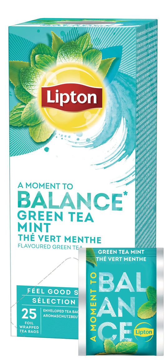 LIPTON Grüner Tee Minze 4071278 25 Beutel Idealshop