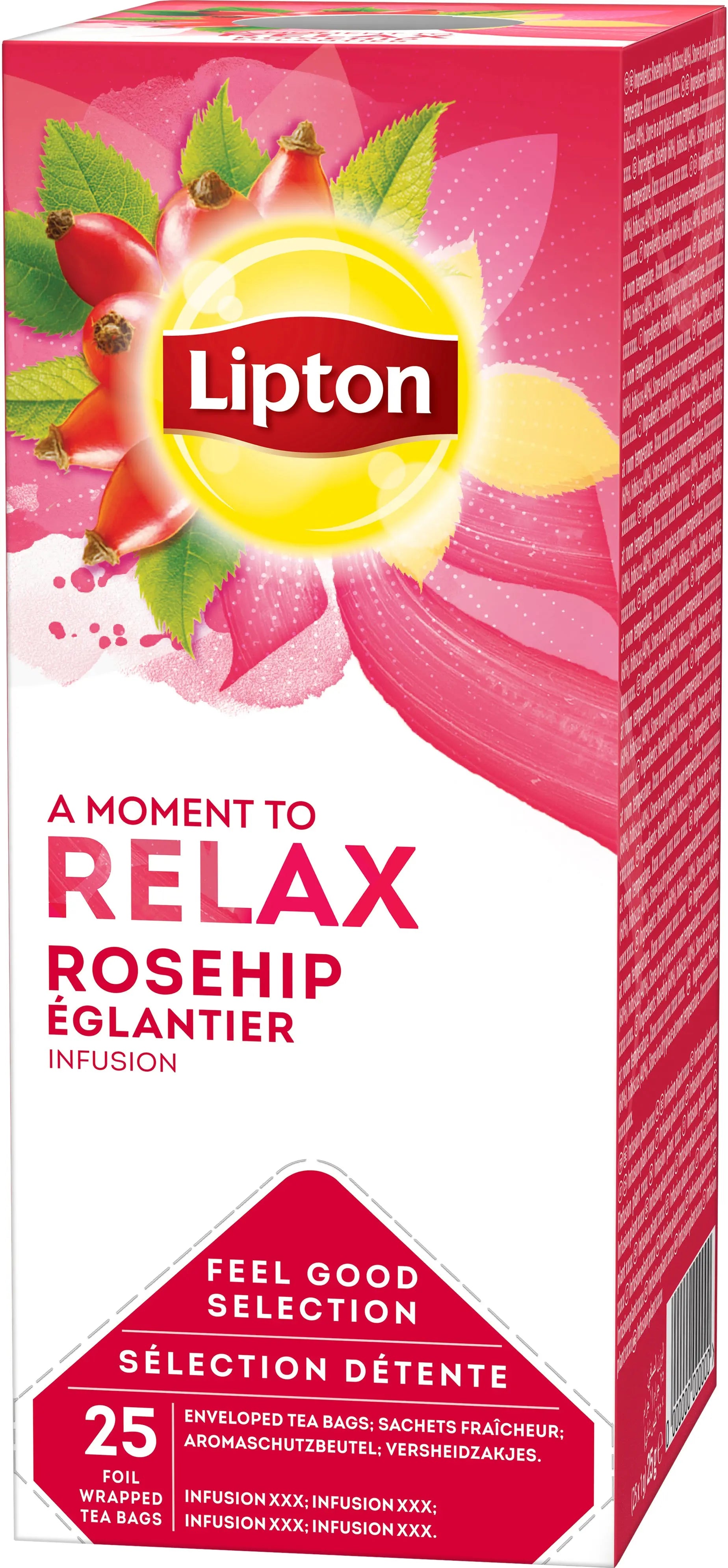 LIPTON Hagebutte Tee 4000730 25 Beutel Idealshop