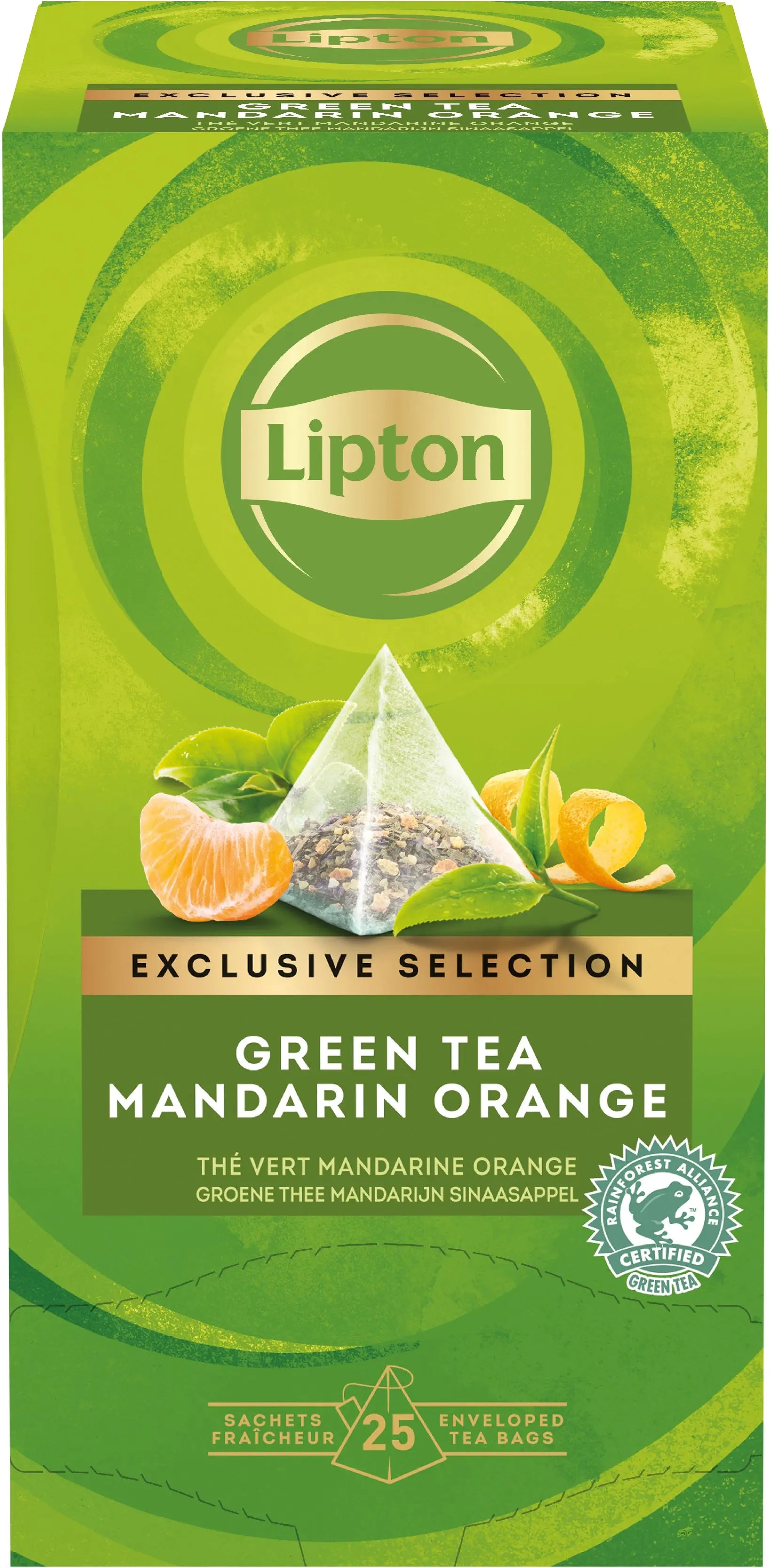 LIPTON Mandarine - Orange Tee 4071220 25 Pyramiden Idealshop