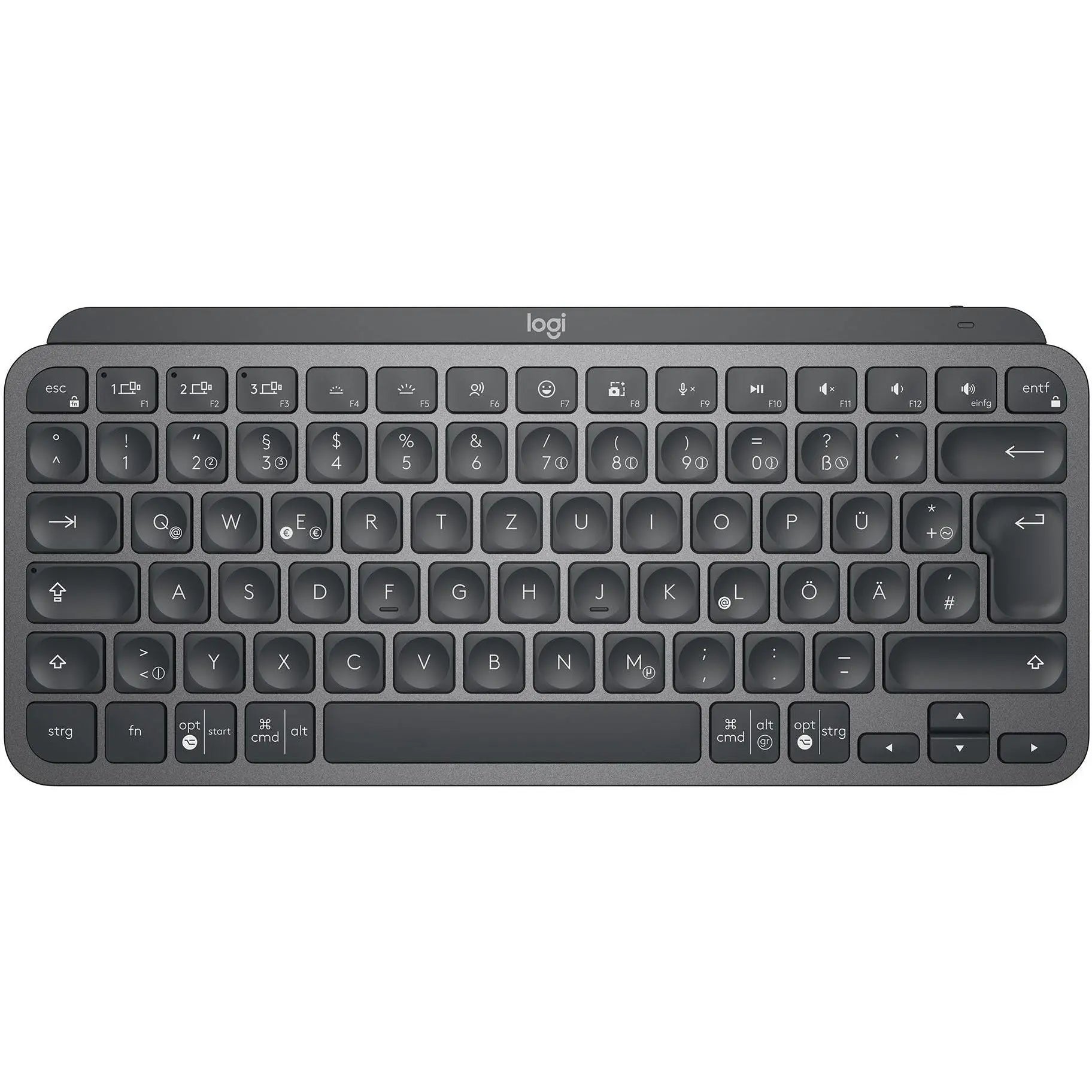 LOGITECH Tastatur MX Keys Mini 920-010485 Graphite CH-Layout Idealshop