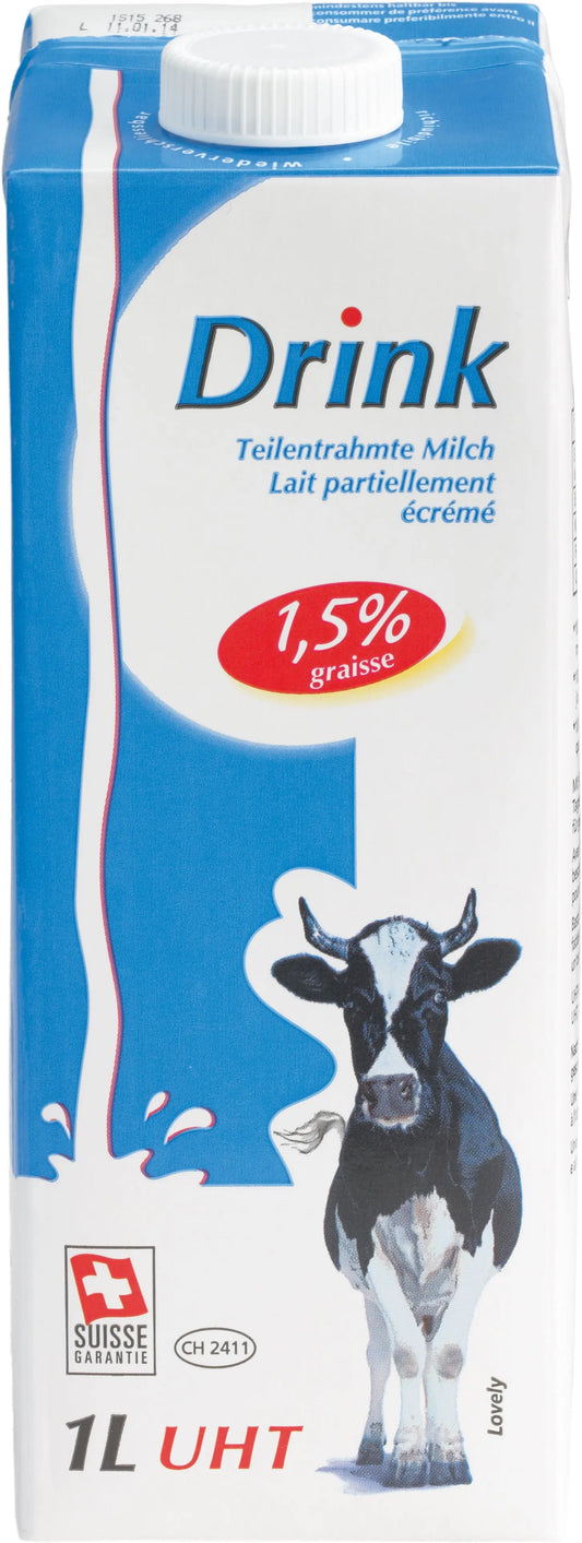 LOVELY    UHT Drink Milch Tetra      1lt Idealshop