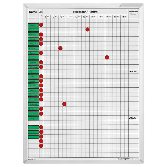 MAGNETOP. An- und Abwesenheitstafel Idealshop