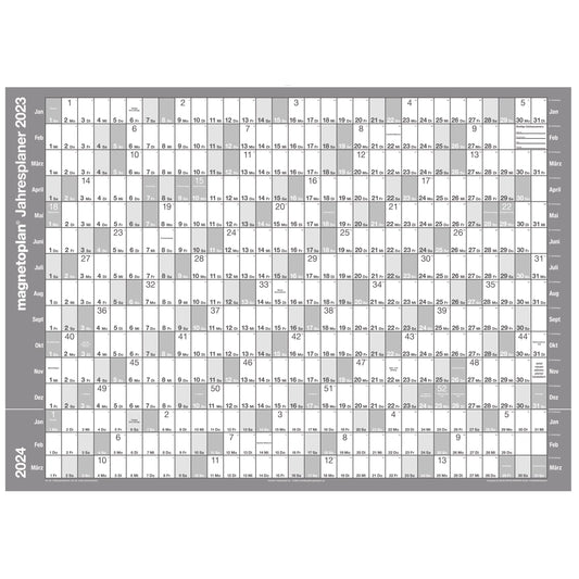 MAGNETOP. Jahresplaner-Folie Idealshop