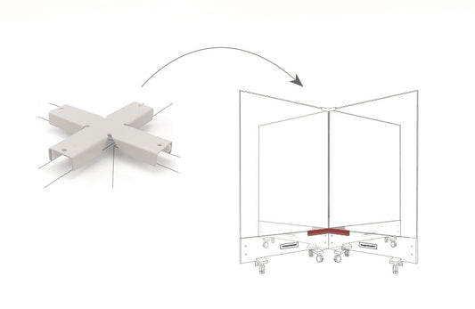 MAGNETOP. Top-Connector quad