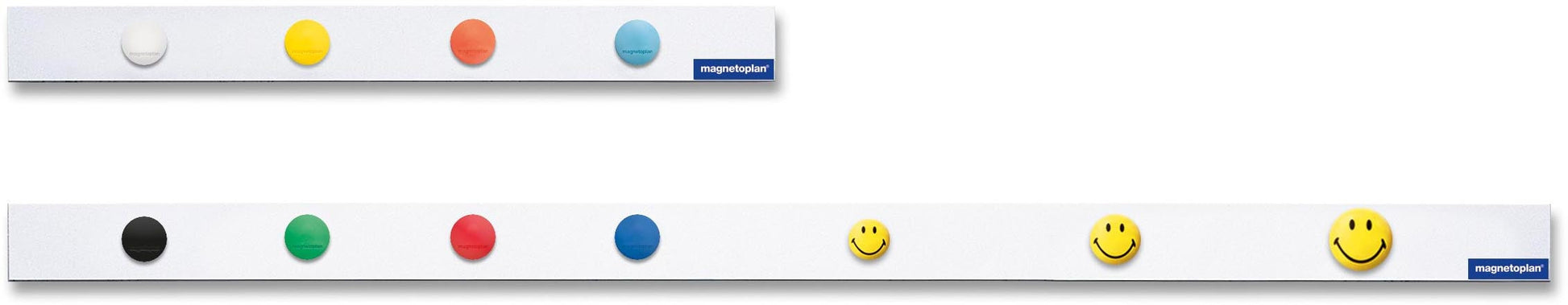 MAGNETOPLAN Magnetowandleisten 1000mm 16151 weiss 10 Stk. Idealshop