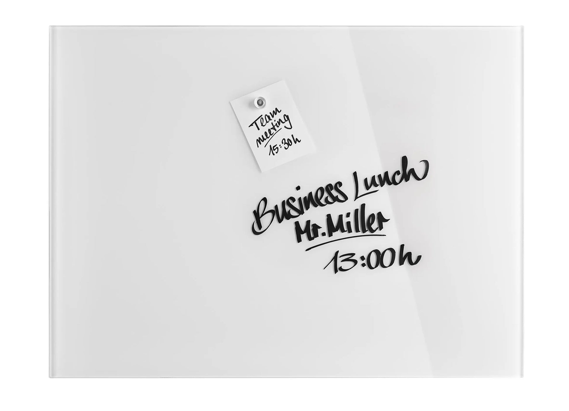 MAGNETOPLAN Design-Glasboard 800x600mm 13403000 weiss, magnetisch Idealshop