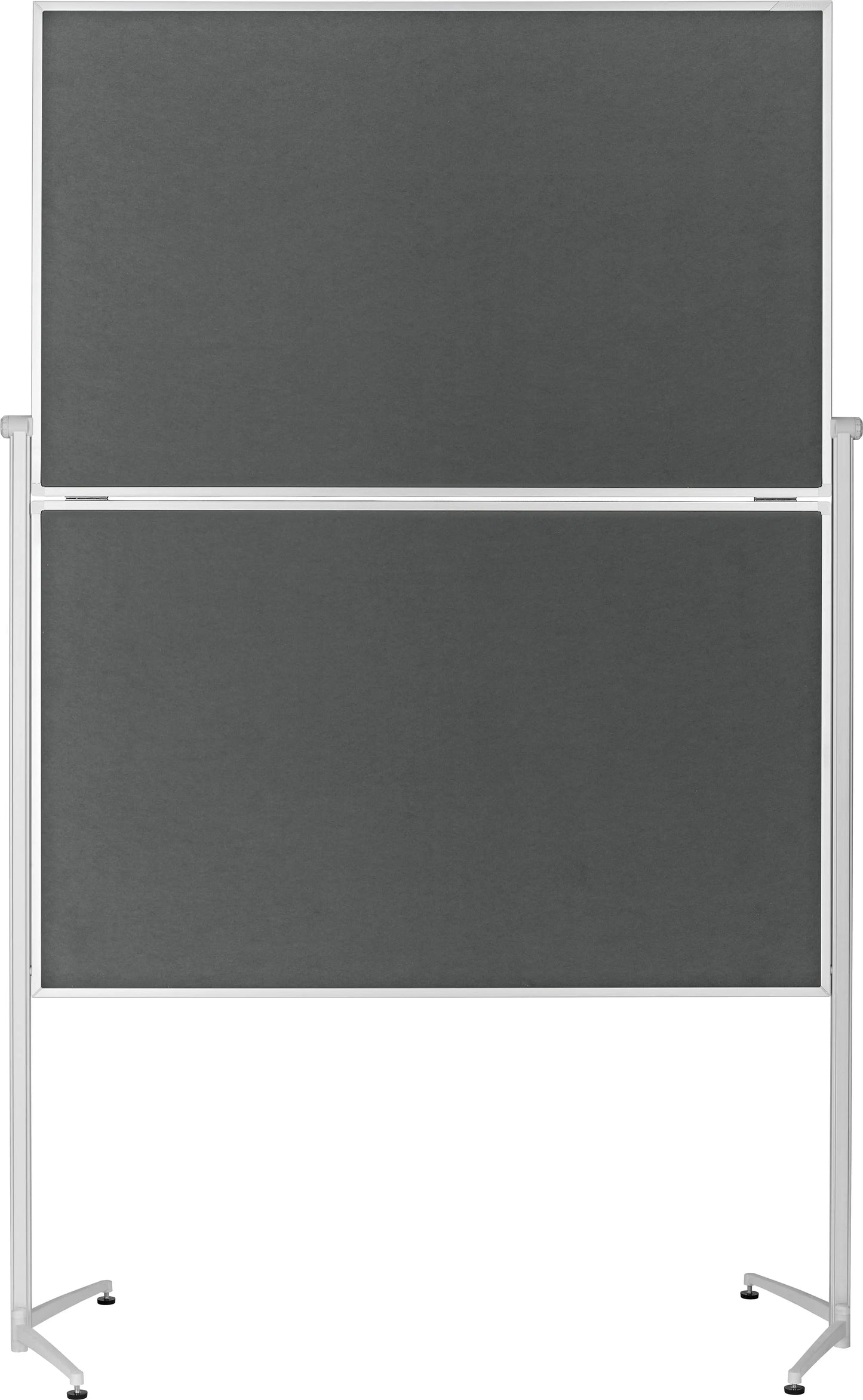 MAGNETOPLAN Design-Moderatorentafel Filz 1151301 grau, klappbar 1200x1500mm Idealshop