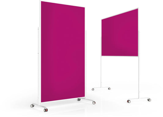 MAGNETOPLAN Design-Moderatorentafel VP 1181118 Filz, pink 1000x1800mm Idealshop