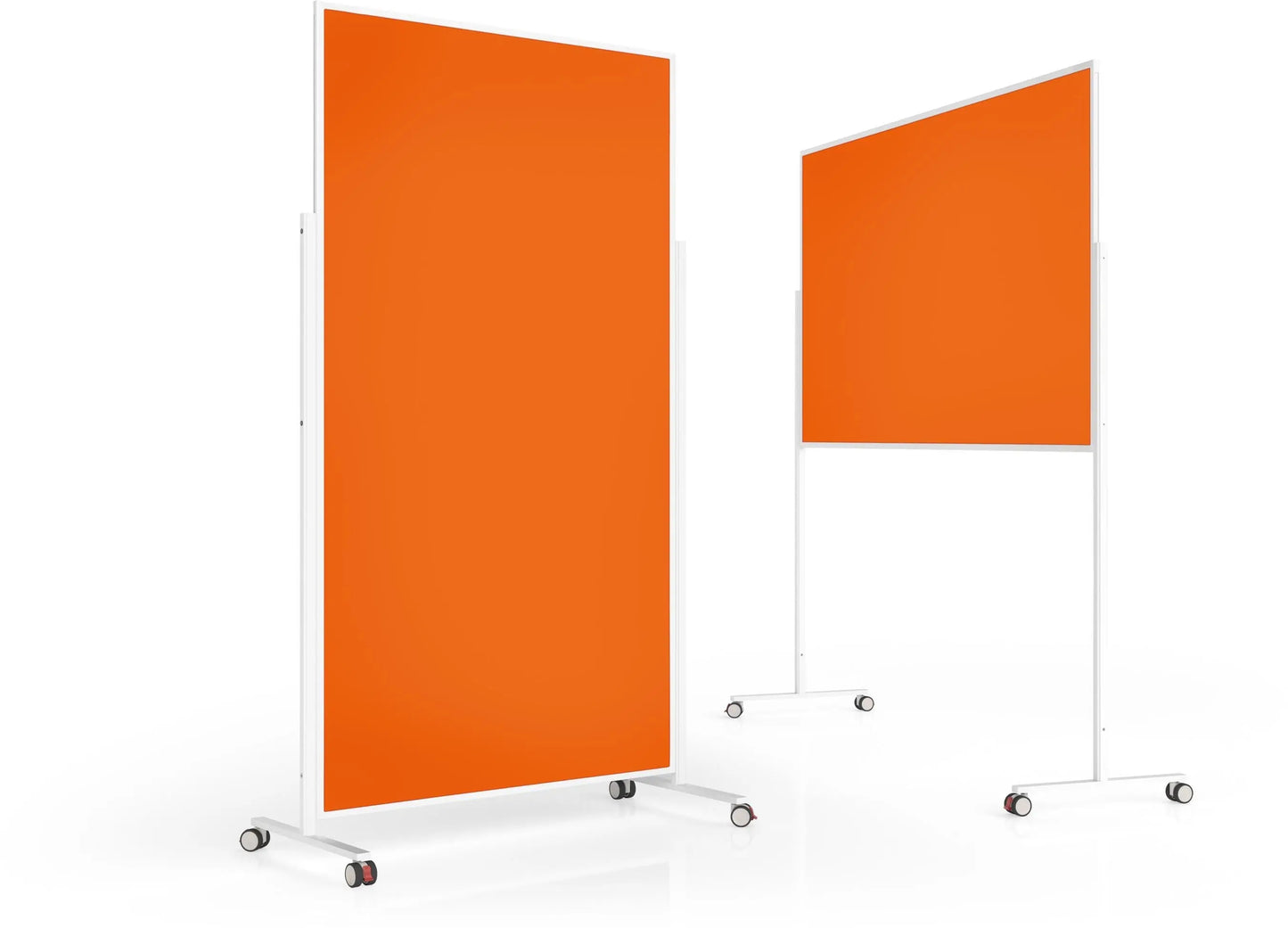 MAGNETOPLAN Design-Moderatorentafel VP 1181144 Filz, orange 1000x1800mm Idealshop