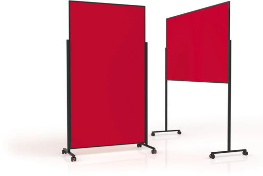 MAGNETOPLAN Design-Moderatorentafel VP 1181206 rot, Filz 1000x1800mm Idealshop