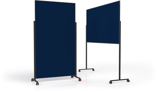 MAGNETOPLAN Design-Moderatorentafel VP 1181214 dunkelblau, Filz 1000x1800mm Idealshop