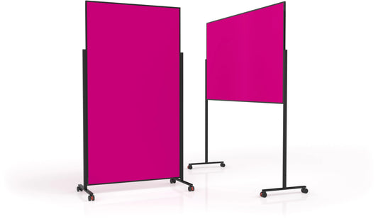 MAGNETOPLAN Design-Moderatorentafel VP 1181218 pink, Filz 1000x1800mm Idealshop