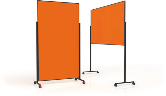 MAGNETOPLAN Design-Moderatorentafel VP 1181244 orange, Filz 1000x1800mm Idealshop